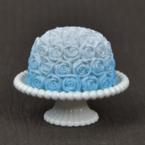 Juguete En Miniatura Para Postre, Pastel, Comida, Azul