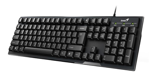 Imagen 2 de 4 de Teclado Genius Smart KB-102 QWERTY español color negro
