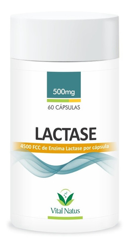 Lactase 4500fcc Por Capsula De Enzima Lactase - Vital Natus