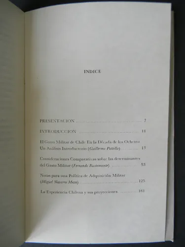 ¿cual Debe Ser El Gasto Militar Chile De Los 90? Patillo (Usado)