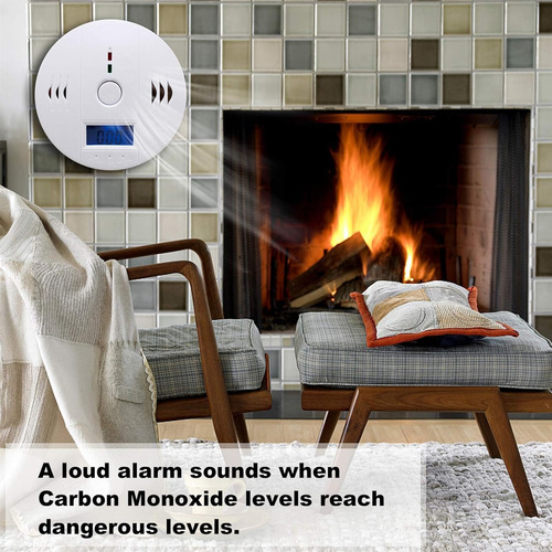 Casa Cocina Monóxido De Carbono Detector De Alarma Sensor