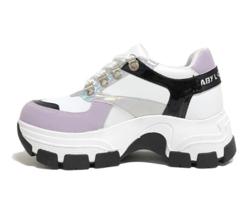 Imagen 3 de 5 de Zapatillas Damon Blanco/lila