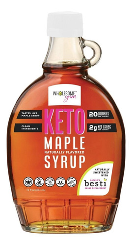 Wholesome Yum Keto Maple Syrup 354 Ml