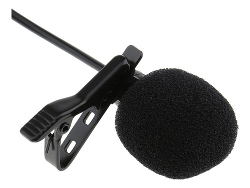 Micrófono De Solapa Lavalier De 2 Piezas Con Clip Xlr De 4