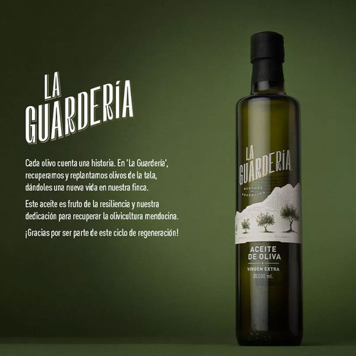Aceite De Oliva Virgen Extra La Guarderia 5000ml Mendoza X1