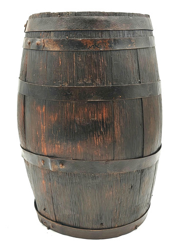 Barril De Madera Tonel De Vino Antiguo - Bar (Usado)