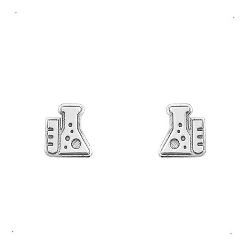 Aretes De Quimica  Plata 925 Envio Gratis