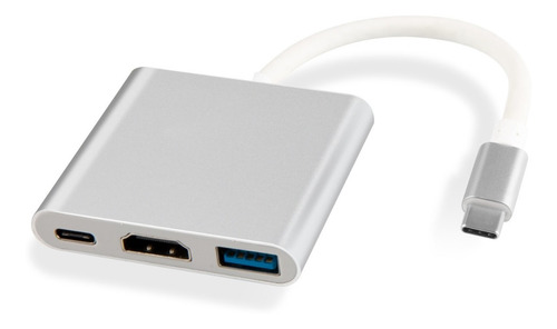 Imagen 2 de 8 de Hub Usb C Multipuertos Usb C - Hdmi - Usb 3.0 Marca Bcc