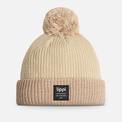 Gorro Fly Line Pom Blend-pro Beanie Crema Melange Lippi I25