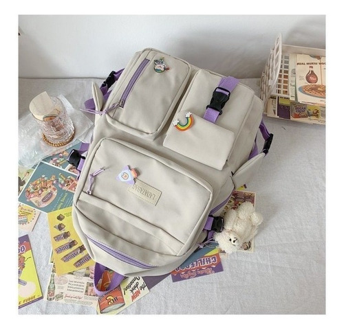 2025 Mochila Impermeable Mujer 17 Pulgadas Kawaii Korean