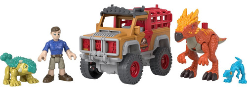 Imaginext Jurassic World Camp Cretácico Runaway Dinos Jueg.