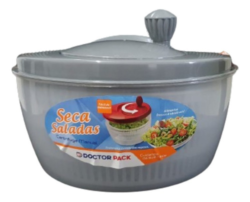 Centrífuga Seca Salada Manual Secador De Folhas E Verduras 