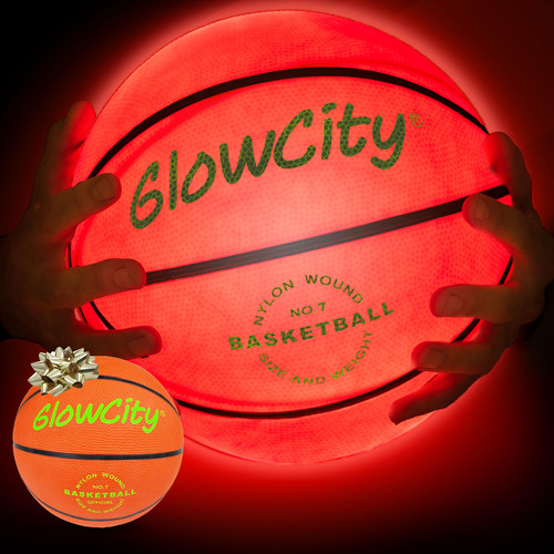 Glowcity Baloncesto Que Brilla En La Oscuridad Para Adolesce