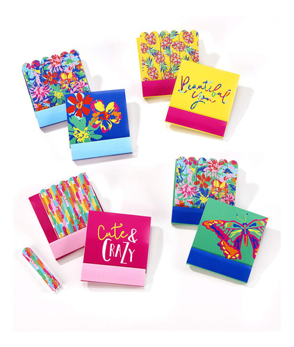 Match Box - Juego De 4 Limas Para Uñas (2 X 2 Unidades), Dis