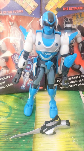 Lote De 5 Figuras Cybercops / Zap Power Force - Takara (Usado)