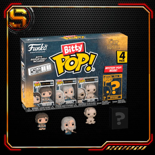 Funko Bitty Pop The Lord Of The Rings Frodo Baggins 4pk