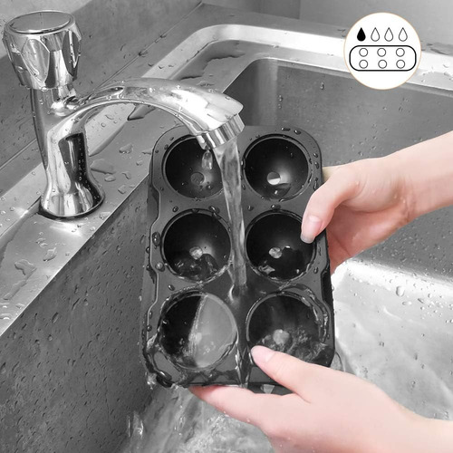 Bandejas Ice Cube & Ball, Para Hacer Esferas De Silicona Con