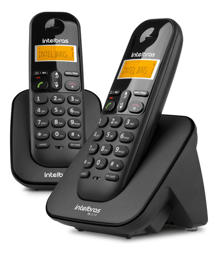 Telefone Intelbras Ts 3112 Sem Fio Digital + Ramal Adicional