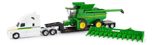 Miniatura  Colheitadeira John Deere S780 E Caminhão Reboque