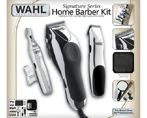 Kit De Corte De Pelo Wahl De 30 Piezas Para El Hogar, Recortadora Clipper Signature Series, Corte De Pelo De Wahl