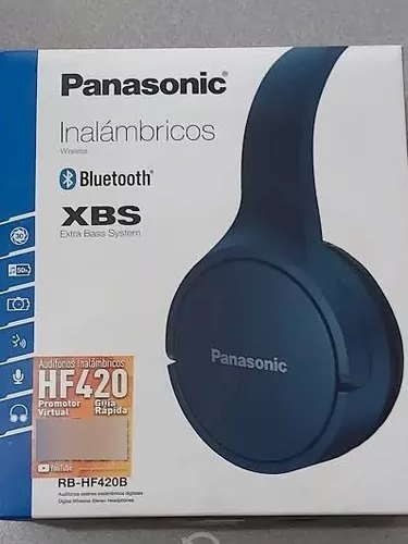 Audífono Panasonic Bluetooth Extra Bass HF420 50 Horas