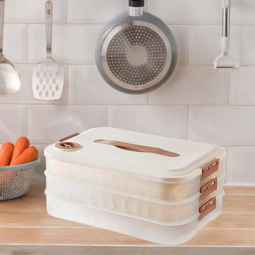 Contenedor De Almacenamiento De Alimentos, Caja Tres Capas