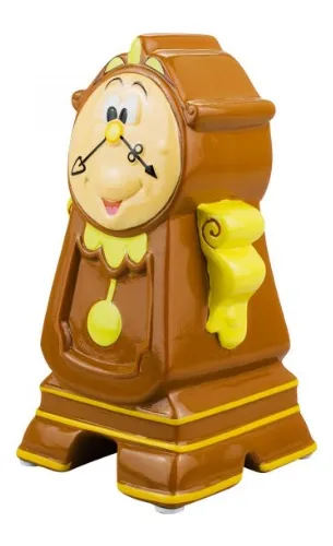 Reloj decorativo Horloge con forma de alcancía de La Bella y la Bestia, 20 cm