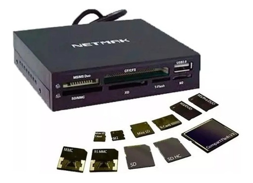 Lector De Tarjetas De Memoria Interno Usb Bahia 3.5 Netmak