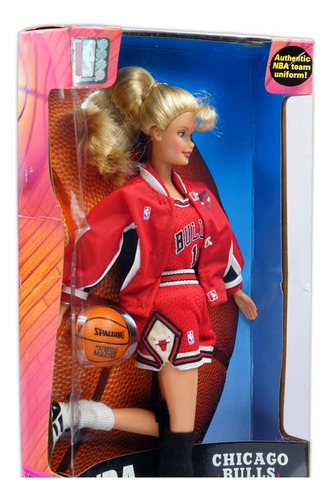 Barbie Nba Chicago Bulls Team Authentic Uniform 1998 Detalle