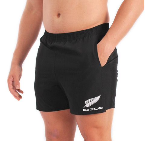 Short Deportivo Paddel Gym Running Imago All Blacks Negro