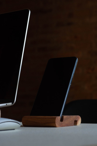 Soporte Para Movil , Tablet Madera Lenga