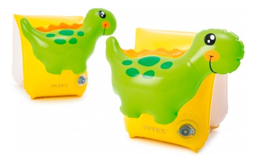Bóia De Braço Inflável Infantil Dinossauro - Intex 56664 Cor Dino