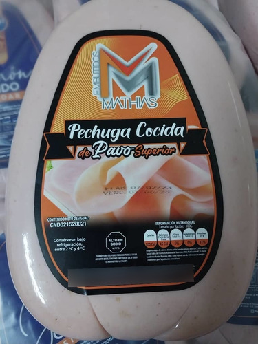 Imagen 2 de 3 de Jamon De Pavo