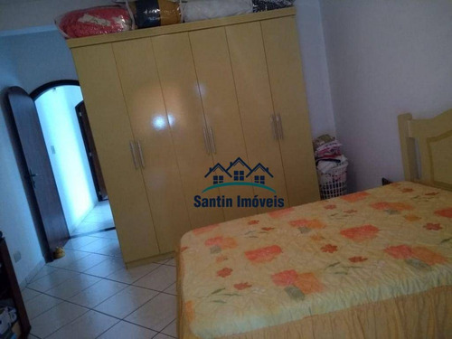 Imagem 10 de 13 de Sobrado Com 3 Quartos (02 Suítes )quintal, Ótimo Acabamento,02 Vagas Cobertas À Venda, 138 M² - Jardim Haydee - Mauá/sp - So0444