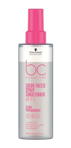 Condicionador Bc Clean Color Freeze Spray Schwarzkopf 200ml