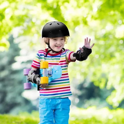 Juego De Casco De Bicicleta Para Ninos Con Rodilleras, Coder