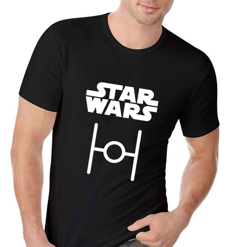 Polera Unisex Star Wars Nave Caza Imperial Icono