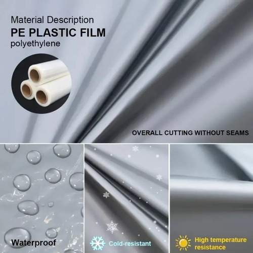 Funda Cubierta Impermeable Xl Cubre Moto Vehículo Anti Uv Gris