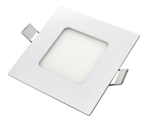 Panel Spot Led Embutir 3 Watts Cuadrado Alto Brillo Chiaro