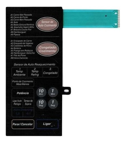 Membrana Teclado Microondas Panasonic Nn7806 Nn 7806