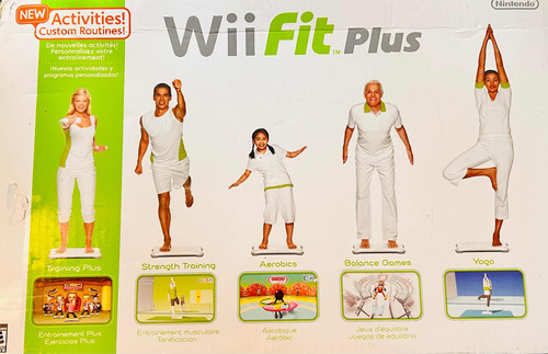Wii Fit Plus With Balance Board, Tablero De Equilibrio. New!