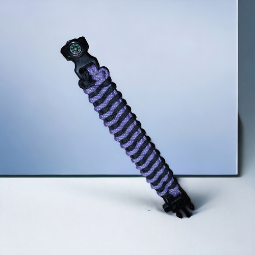 Pulsera Paracord Con Gadgets De Supervivencia