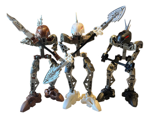 Lego Bionicle Rahkshi 3 Panrahk, Kurahk, Vorahk (Usado)