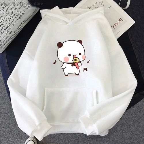 Xsx Sudadera Happy Bubu Is Singing With Dudu Hoodies Bear