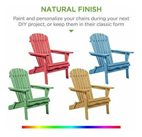 Imagen 5 de 7 de La Mejor Opción Productos De Madera Plegable Silla Adirondac