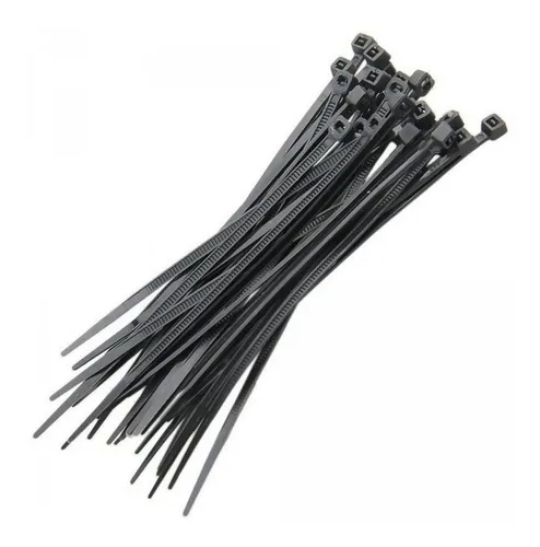 comprar Kit 200 Abracadeiras Nylon 2,5mm X 100mm Preta