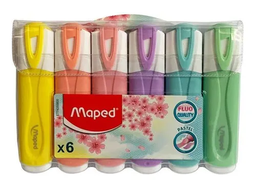 Est. Destacador Fluo Pep´s Pastel X6