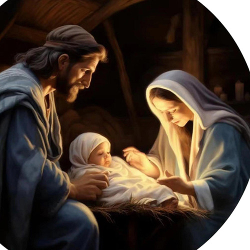 3 Navidad El Día De Colgante Jesús Belén Para Fiesta De