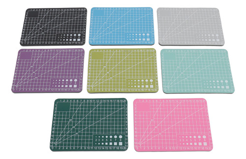 Cutting Mat, Rejilla Autorreparable, 8 Colores, Doble Cara,