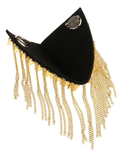 1 Par Charretera Epaulette Con Remaches Y Borlas De Cadena